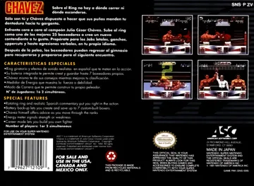 Chavez (USA) (Beta) box cover back